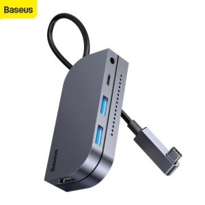 Baseus 6-in-1Multi Type-C HUB Converter 60W USB3.0 PD Quick Charging