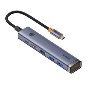 Alternative view of Baseus BS-OH164 UltraJoy Series 6 in 1 USB-C HUB AIR (HDMI4K@30Hz)