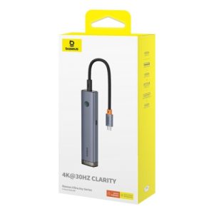 Baseus BS-OH164 UltraJoy Series 6 in 1 USB-C HUB AIR (HDMI4K@30Hz)