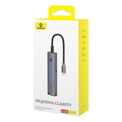 Baseus BS-OH166 UltraJoy Series 6 in 1 USB-C HUB AIR (HDMI4K@60Hz)