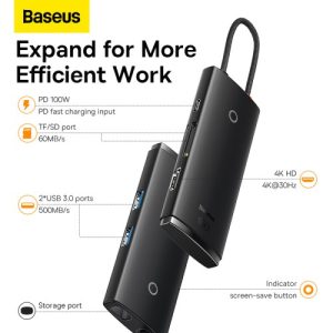 Alternative view of Baseus Hub Lite Series 6 Port Type-C