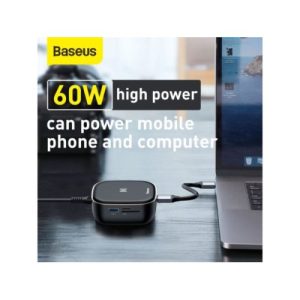 Alternative view of Baseus CAHUB-AC02 Type-C USB-C HUB Adapter AC Multi-functional Charger