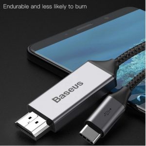 Baseus CATSY-0G Video Type-C Male To HD4K Male Adapter Cable 1.8M Space gray