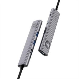 Alternative view of WiWU Traveling Series Wi-HB001 8 in 1 Docking Station