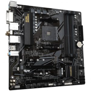 Alternative view of GIGABYTE B550M DS3H AC Micro ATX AMD Motherboard