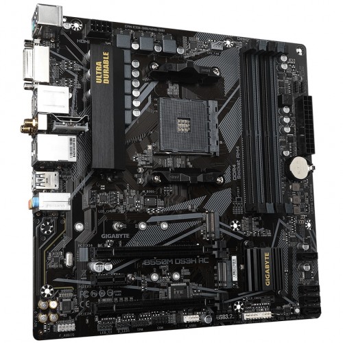 GIGABYTE B550M DS3H AC Micro ATX AMD Motherboard - Image 2