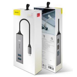 Alternative view of Baseus Cube Type-C 5in 1 Hub Adapter