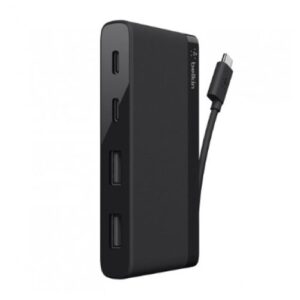 Belkin F4U090btBLK USB-C 4-Port Mini Hub