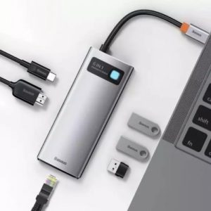 Alternative view of Baseus Metal Gleam Series 6-in-1 Multifunctional Type-C HUB