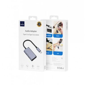 Alternative view of Wiwu LT02 Pro Type-C to Type-C and 3.5mm Audio Adapter