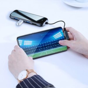 Alternative view of Baseus Multi-functional Hub (Type-C to 3x USB 3.0 +HD4K +RJ45 +PD) CAHUB-DZ0G