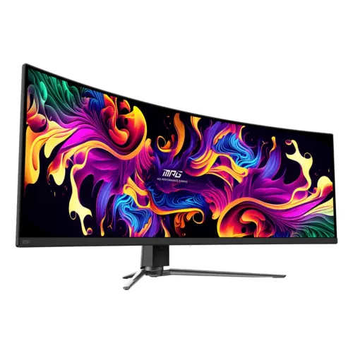 MSI MPG 491CQP QD-OLED 49" DQHD 144Hz Curved Gaming Monitor - Image 3