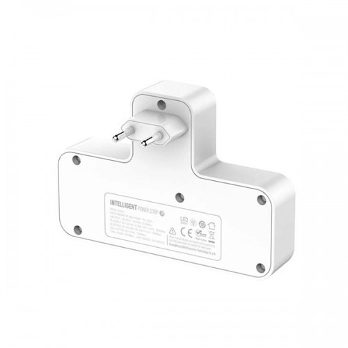 LDNIO SC2311 2 Way 5 Port Fast Charging Wall Power Socket With LED Lamp - Image 2