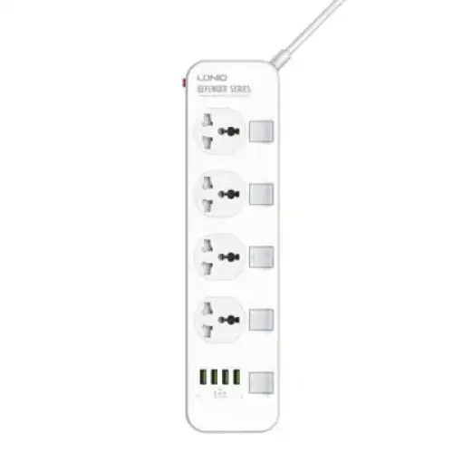 LDNIO SC4408 4 AC Outlets Universal Power Strip - Image 2