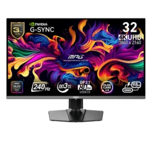 MSI MPG 322URX QD-OLED 31.5" 4K UHD 240Hz Gaming Monitor