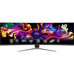 MSI MPG 491CQP QD-OLED 49" DQHD 144Hz Curved Gaming Monitor