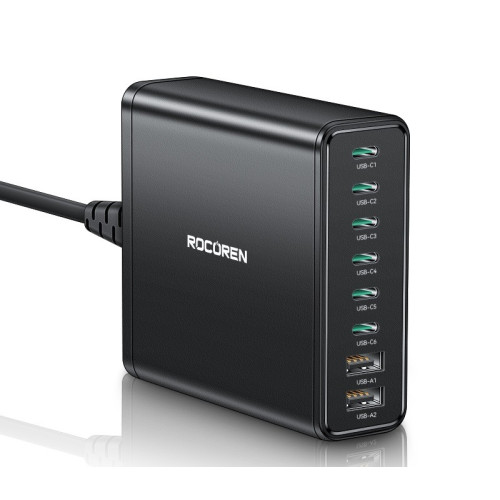 Rocoren Desktop Fast Charger Station 6C + 2A 200W